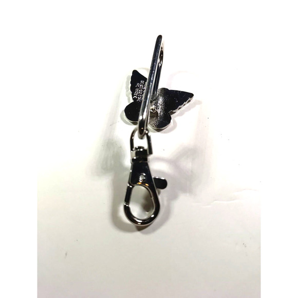 Butterfly Purse Saver Purple Blue Keychain Clip - Picture 4 of 5